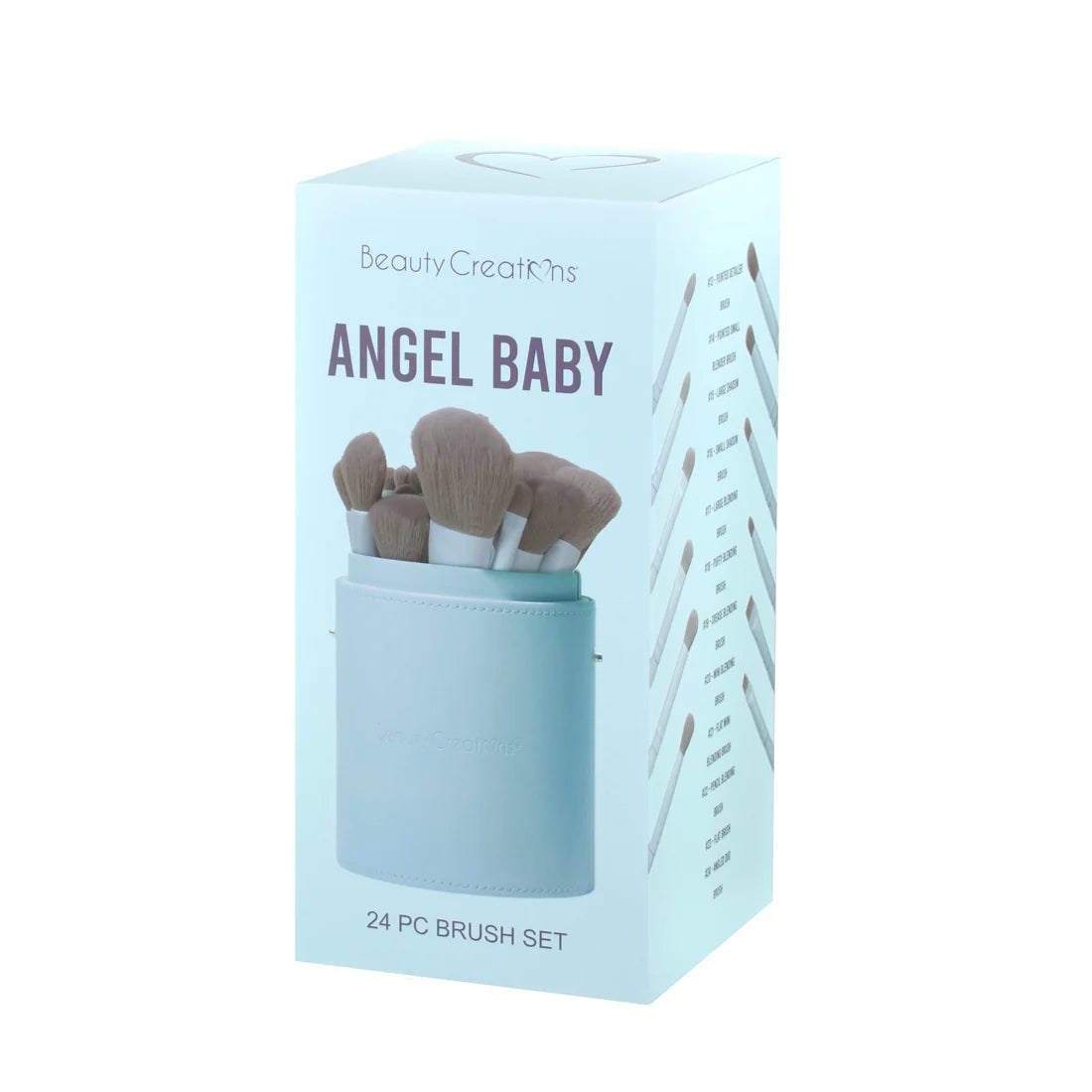 BEAUTY CREATIONS Angel Baby 24 PC Brush Set