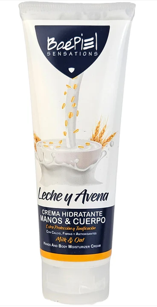 BOE PIEL SENSACIONES LECHE Y AVENA 8 Oz.