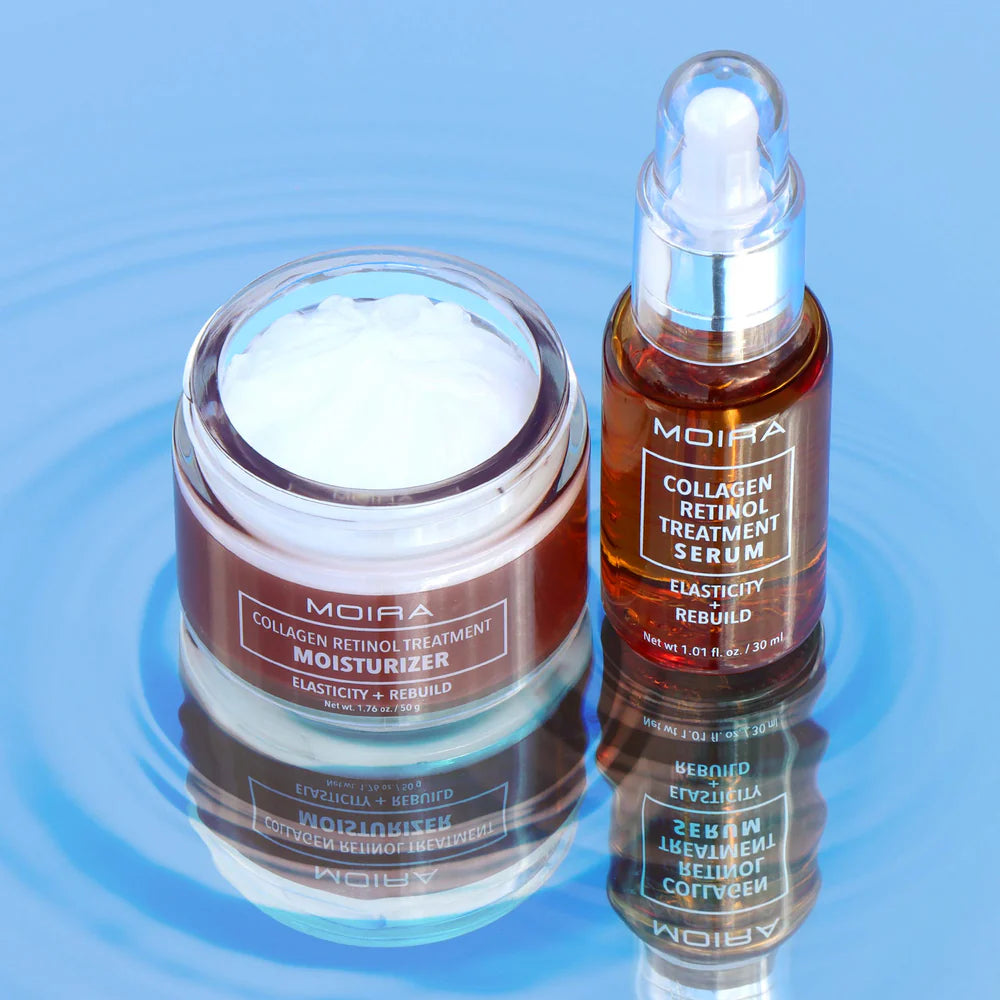 Colección de cuidado de la piel con tratamiento de colágeno y retinol