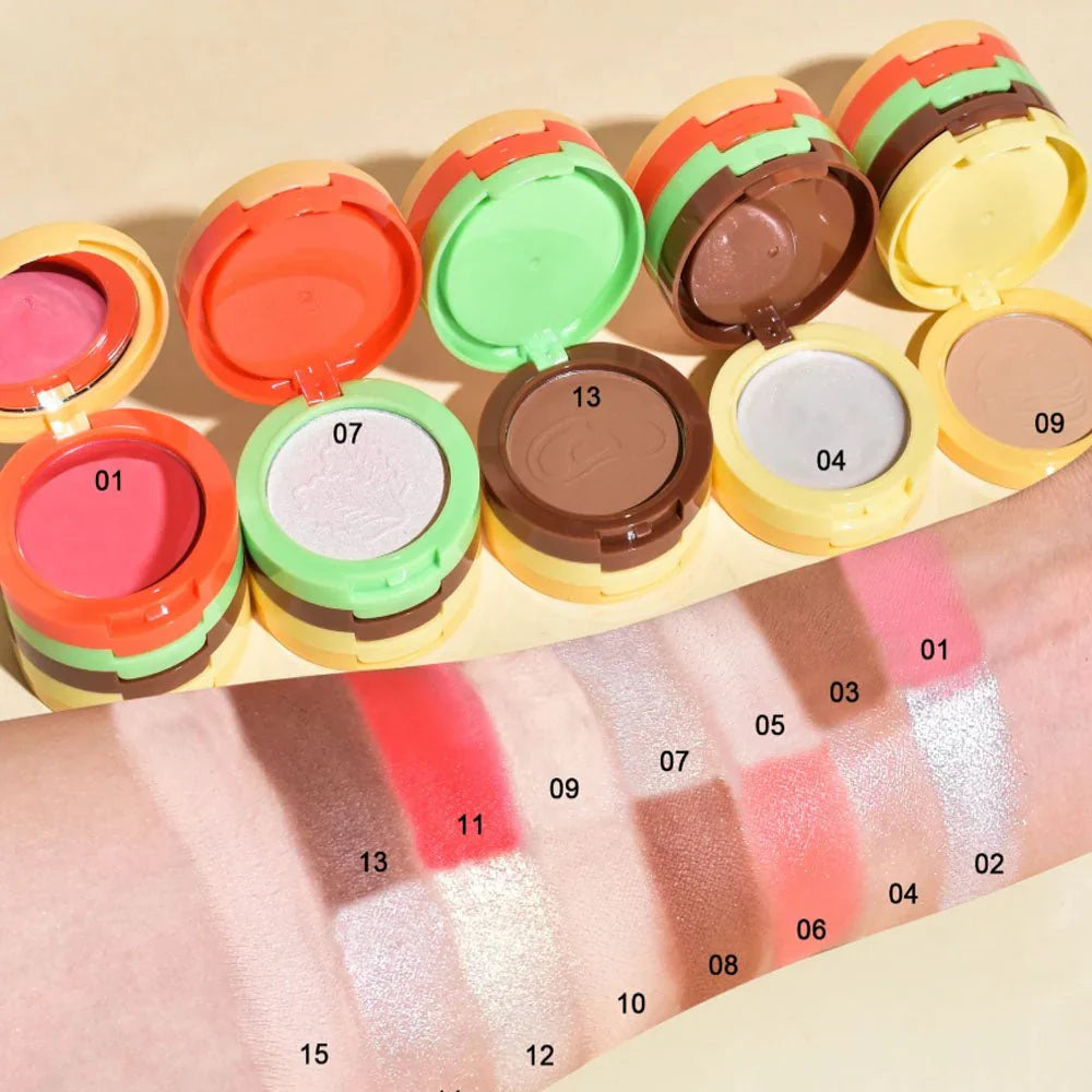 KEVIN & COCO - Burgerlicious Cheek Stack Face Palette