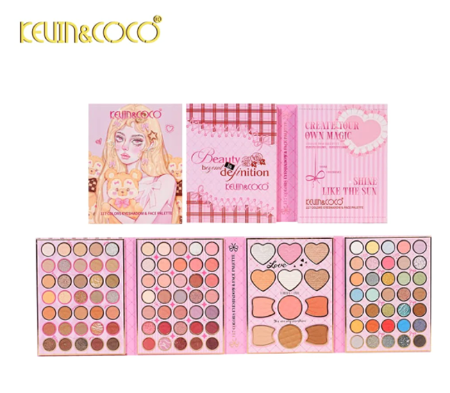 KEVIN & COCO Face-Teddy Bear Girl Eyeshadow Palette