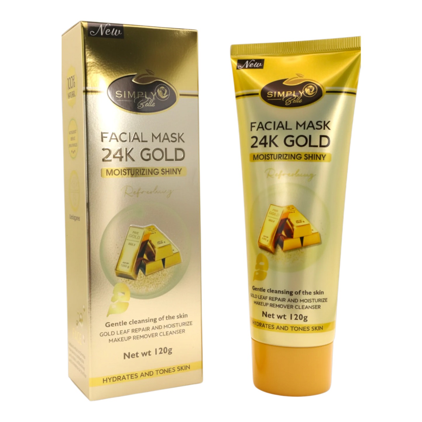 SIMPLY BELLA 24K Peel Off Mask
