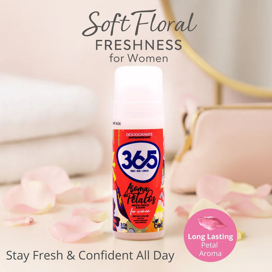 Boé 365 Aroma a Petalos Antiperspirant Deodorant for Women 3 oz