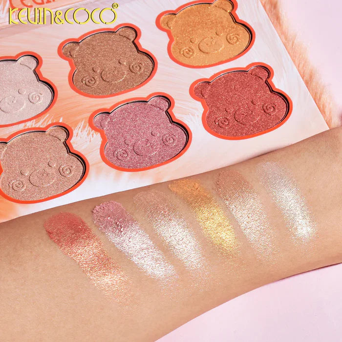 KEVIN & COCO - Face-Teddy Bear- You Are Enough Highlighter Palette
