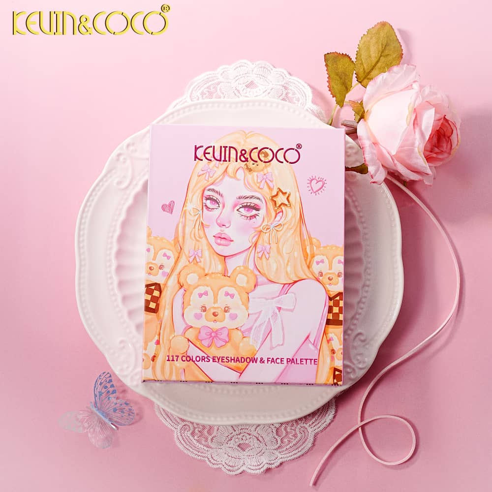 KEVIN & COCO Face-Teddy Bear Girl Eyeshadow Palette