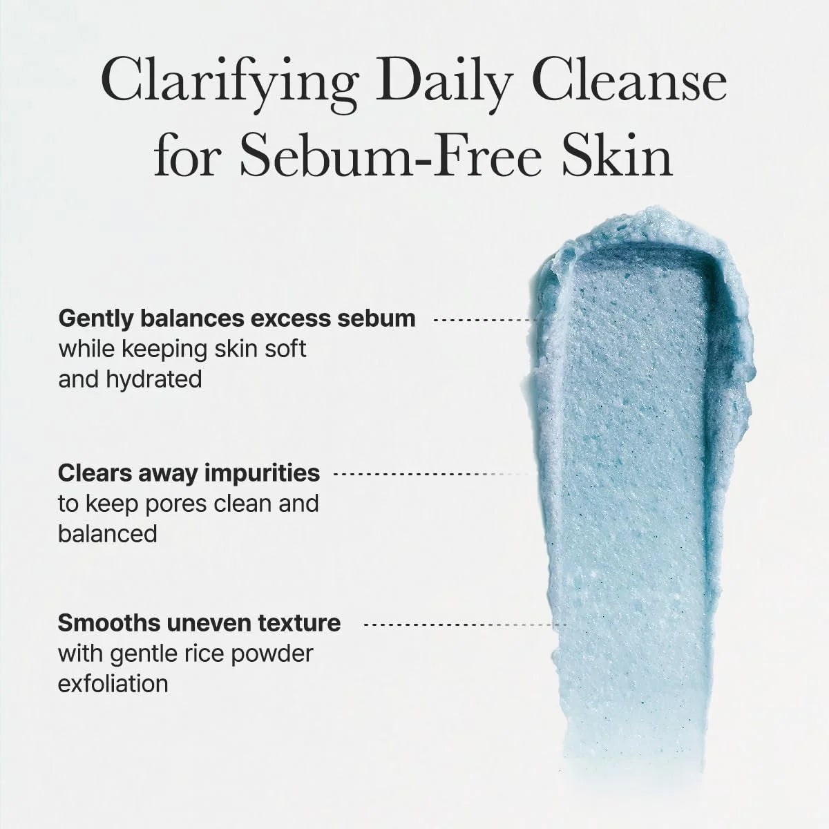 Arencia Fresh Blue Hyssop Rice Mochi Cleanser