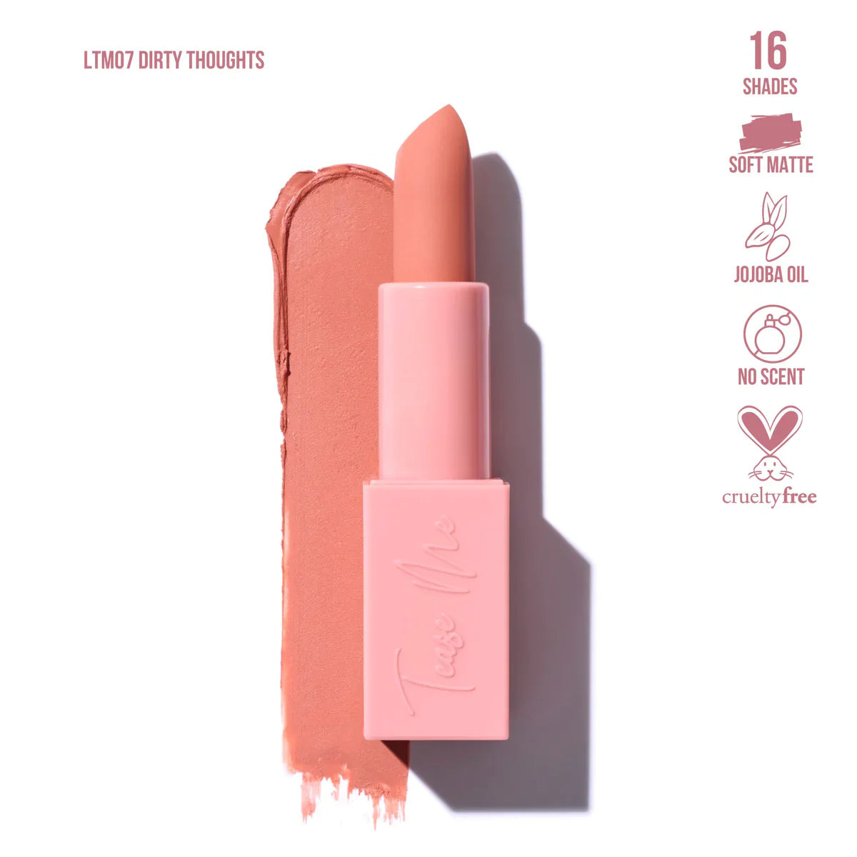 BEAUTY CREATIONS - Tease Me Lipstick (various shades)