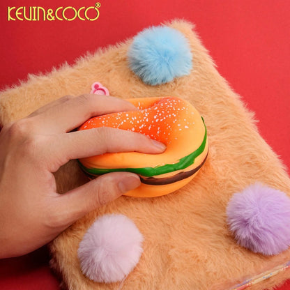 KEVIN & COCO - Burger Plush Palette-Squisy Stress Relief Palette 🍔
