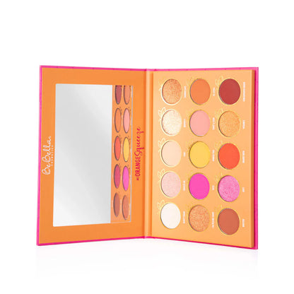 BEBELLA COSMETICS - ORANGE SQUEEZE 15 COLOR SHADOW PALETTE