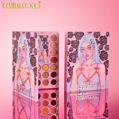 KEVIN&COCO Face-Black Roses 62-Color Eyeshadow Palette Book 🖤🌹