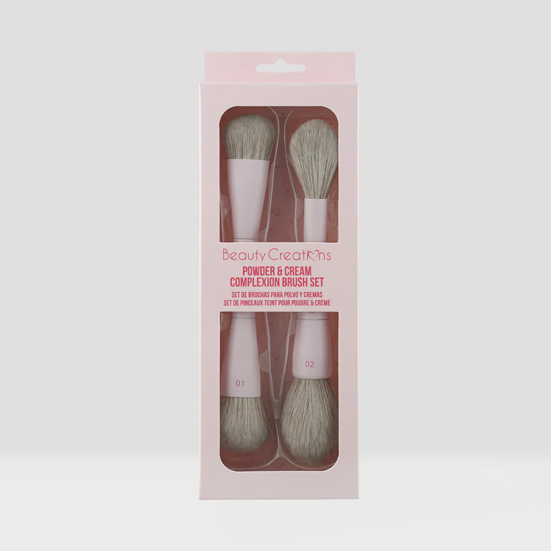 BEAUTY CREATIONS Powder & Cream Complexion Brush Set