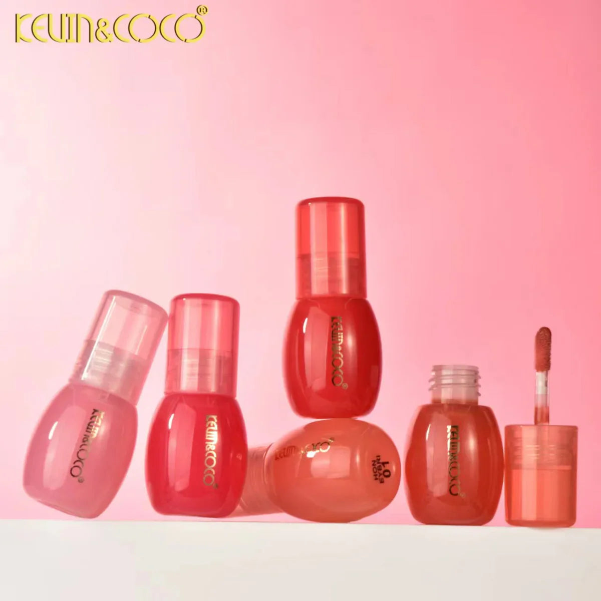 KEVIN & COCO - Cherry Lip Lacquer Fruit Set Lip Glosses 4pc