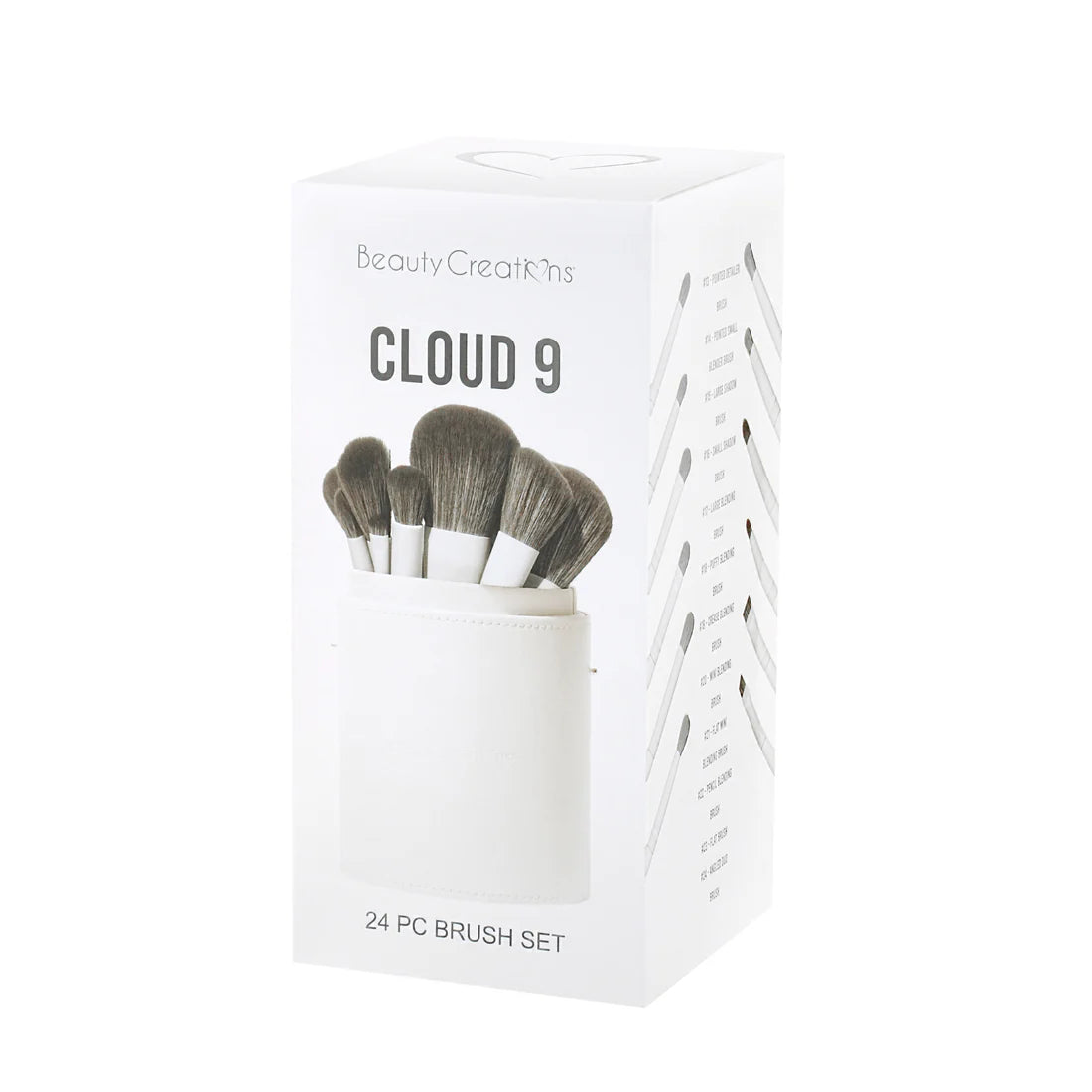 BEAUTY CREATIONS Cloud 9 24 PC Brush Set