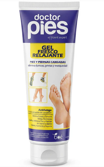 Doctor Pies Gel Refrescante para Pies y Piernas Cansadas - Crema Intensiva de 250 ml para un Alivio Calmante