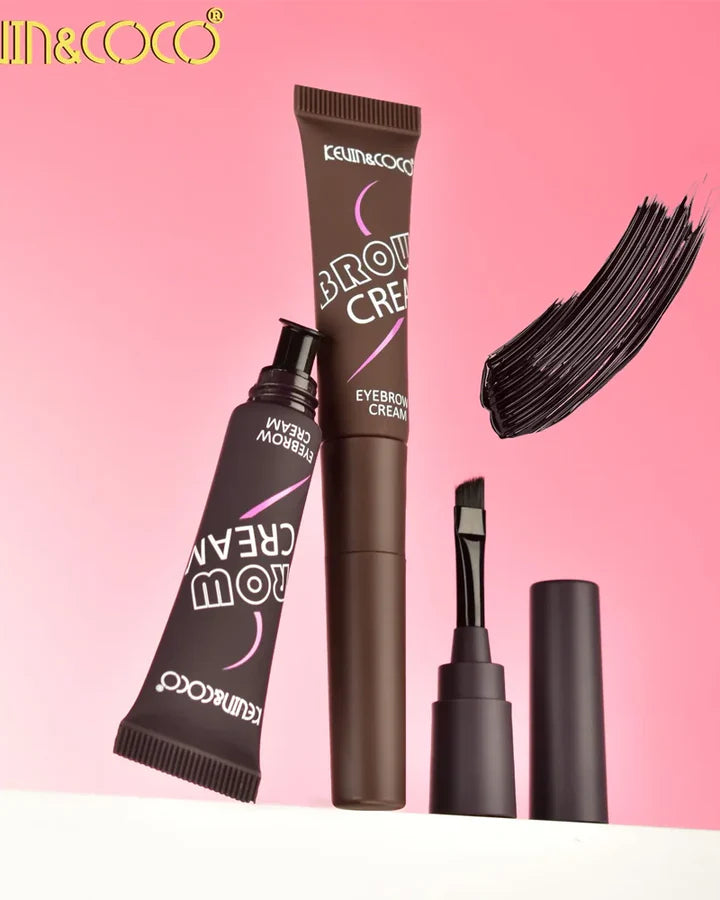 KEVIN & COCO - Eyebrow & Eyeliner Gel Cream 2-in-1 with Brush