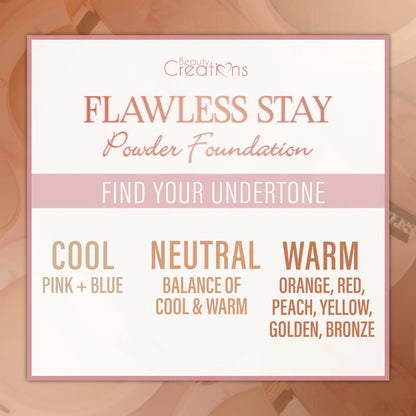 BEAUTY CREATIONS - Flawless Stay Powder Foundation (Various Shades)