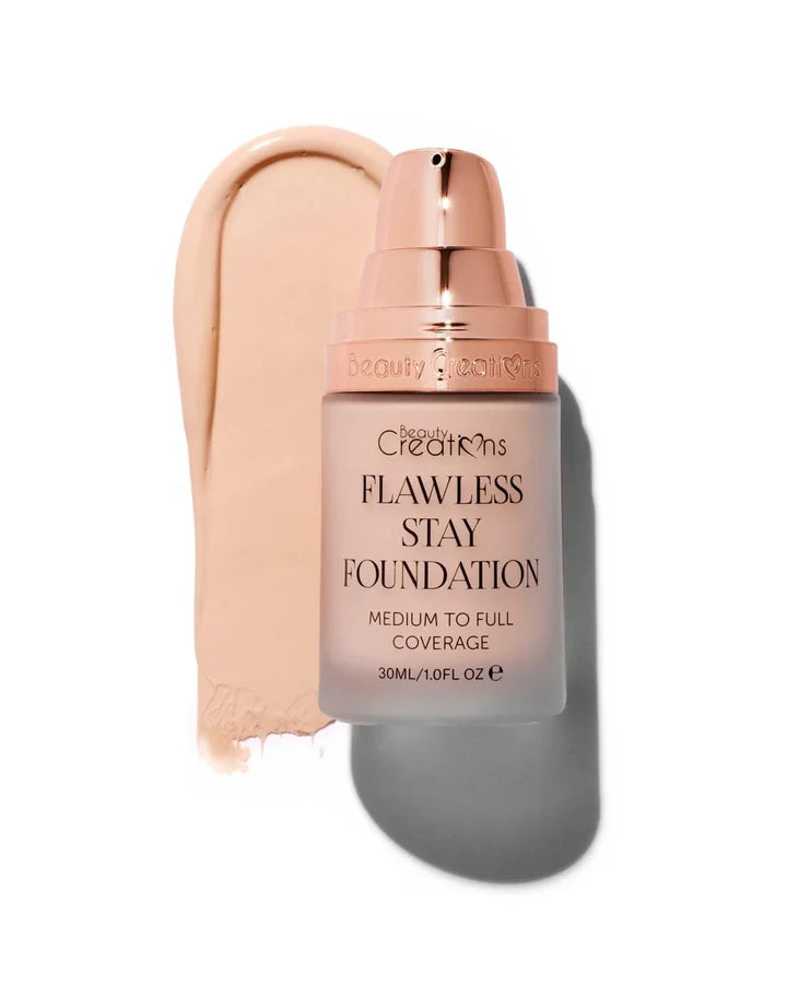 BEAUTY CREATIONS - Flawless Stay Liquid Foundation (Various Shades)