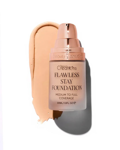BEAUTY CREATIONS - Flawless Stay Liquid Foundation (Various Shades)