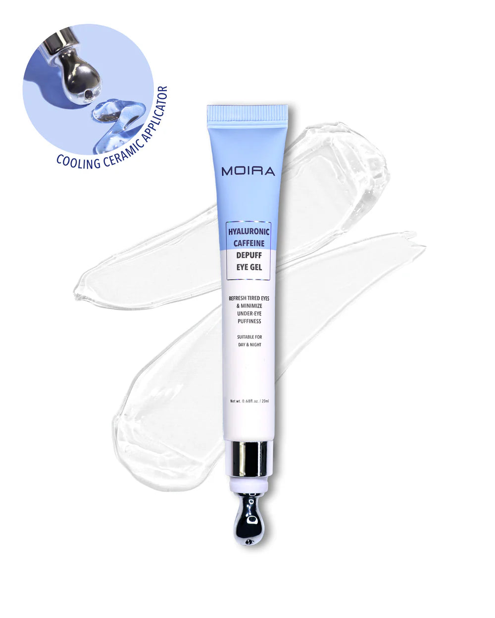 MOIRA Hyaluronic Caffeine Depuff Eye Gel