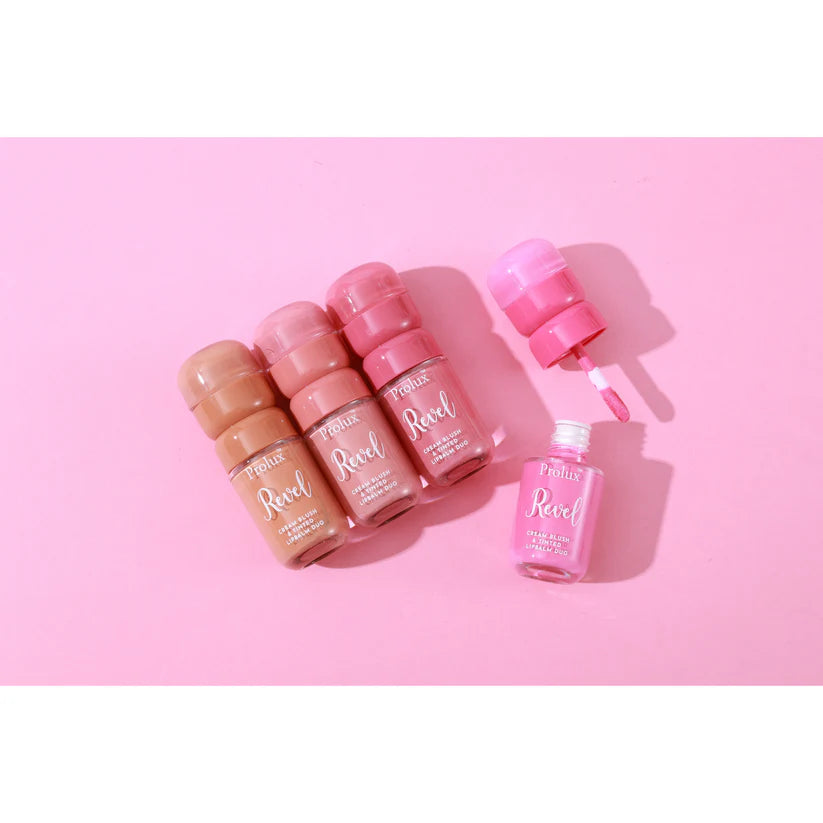 PROLUX Revel Cream Blush & Tinted Lip Balm Duo