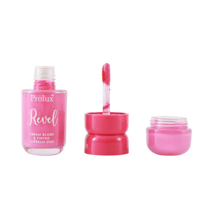 PROLUX Revel Cream Blush & Tinted Lip Balm Duo