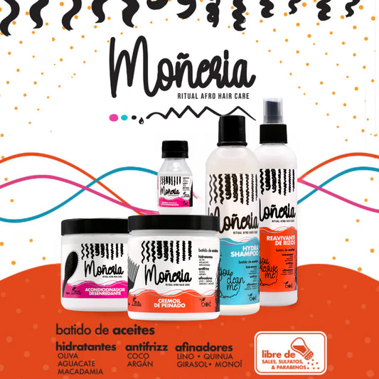 Boé MOÑERIA KIT BATIDO DE ACEITES - KIT RITUAL AFRO HAIR CARE