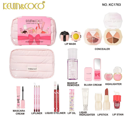 Every Kind Of Pretty Makeup Set With Bag