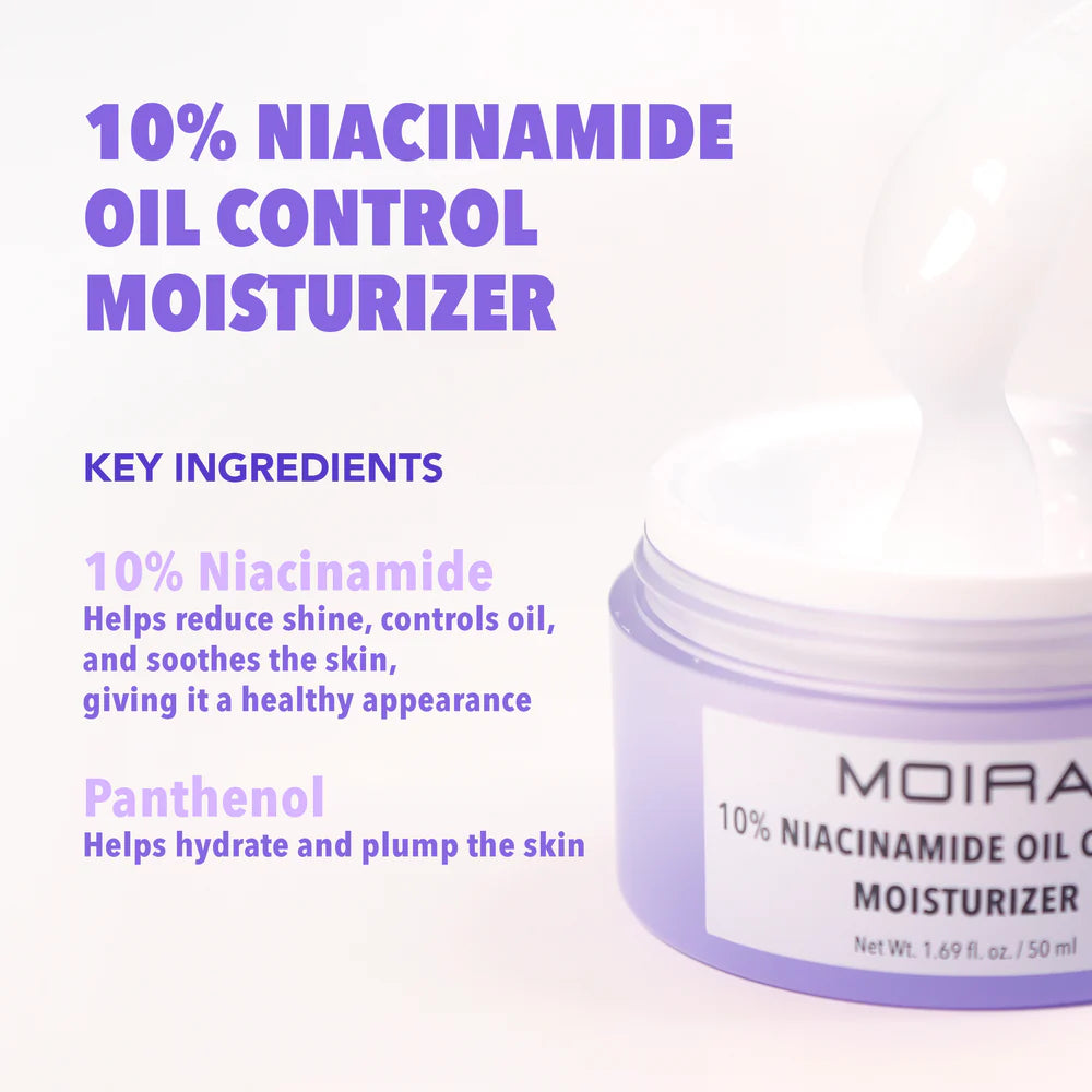 MOIRA 10% Niacinamide Oil Control Moisturizer