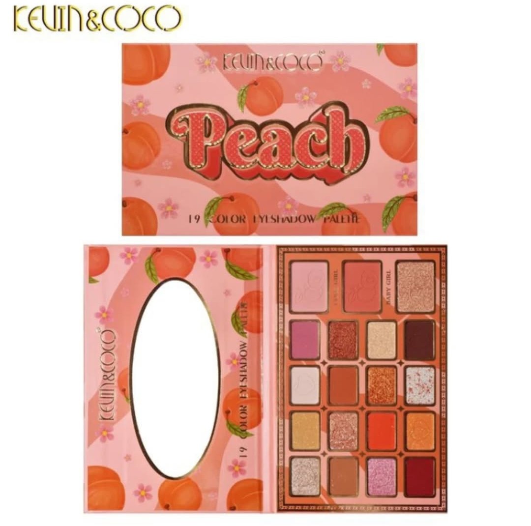 KEVIN&COCO Peach 19 Color Eyeshadow Palette