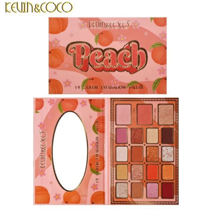 KEVIN&COCO Peach 19 Color Eyeshadow Palette
