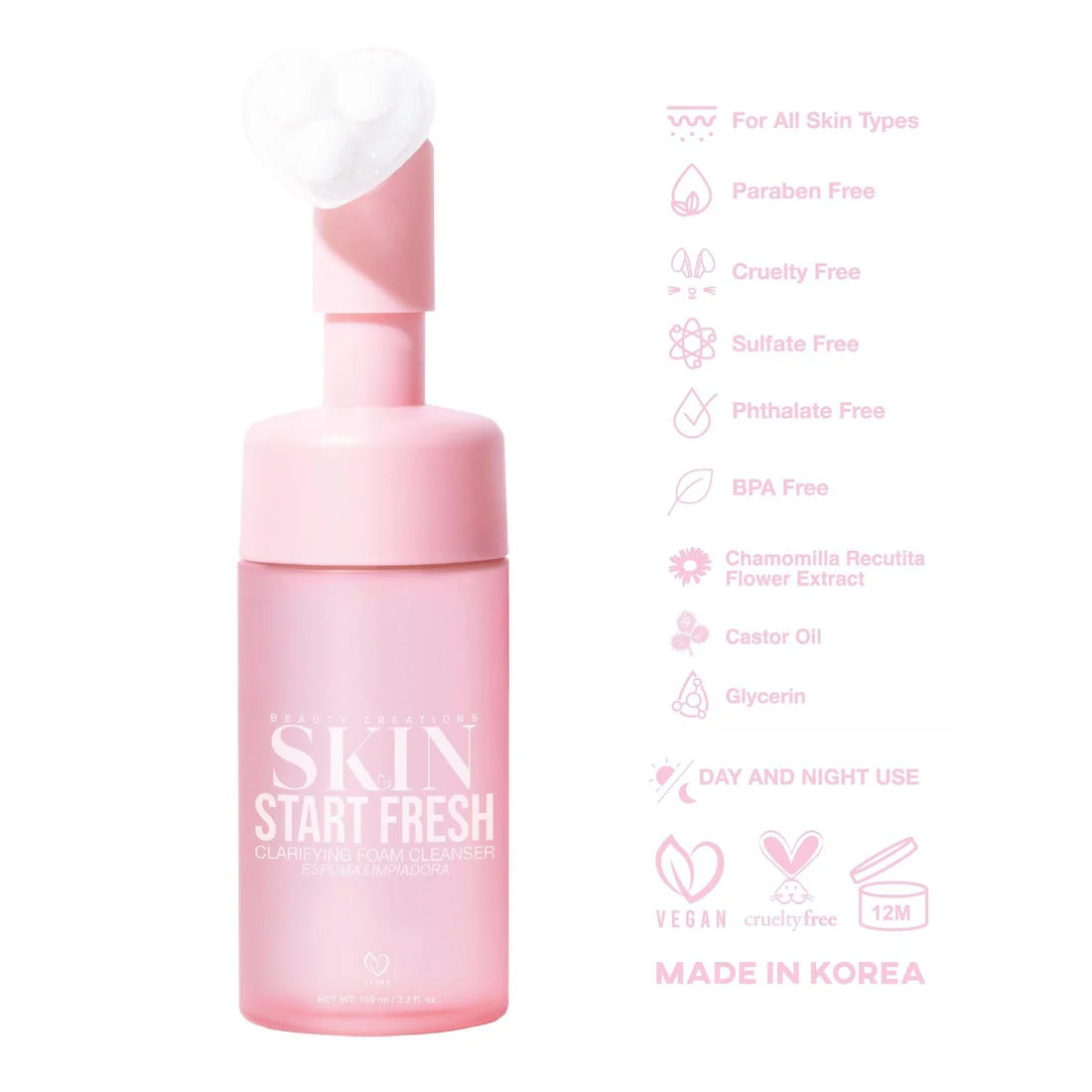 BEAUTY CREATIONS Start Fresh Clarifying Foam Cleanser