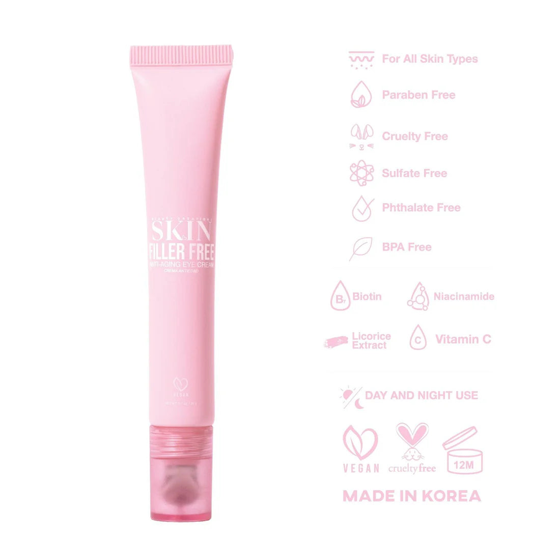 BEAUTY CREATIONS Filler Free Anti-Aging Eye Cream