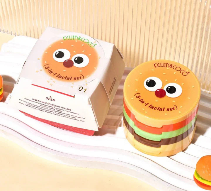 KEVIN & COCO  - Burgerlicious Cheek Stack Face Palette