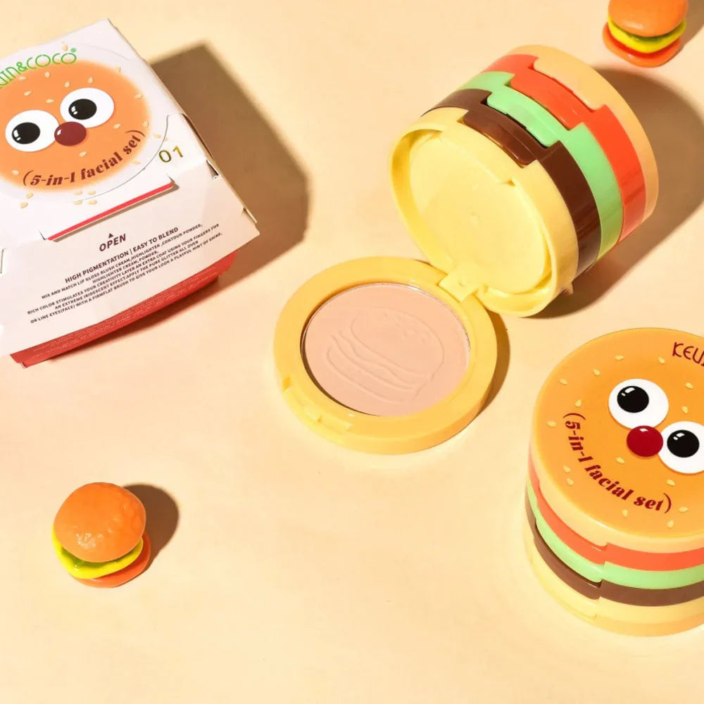 KEVIN & COCO  - Burgerlicious Cheek Stack Face Palette