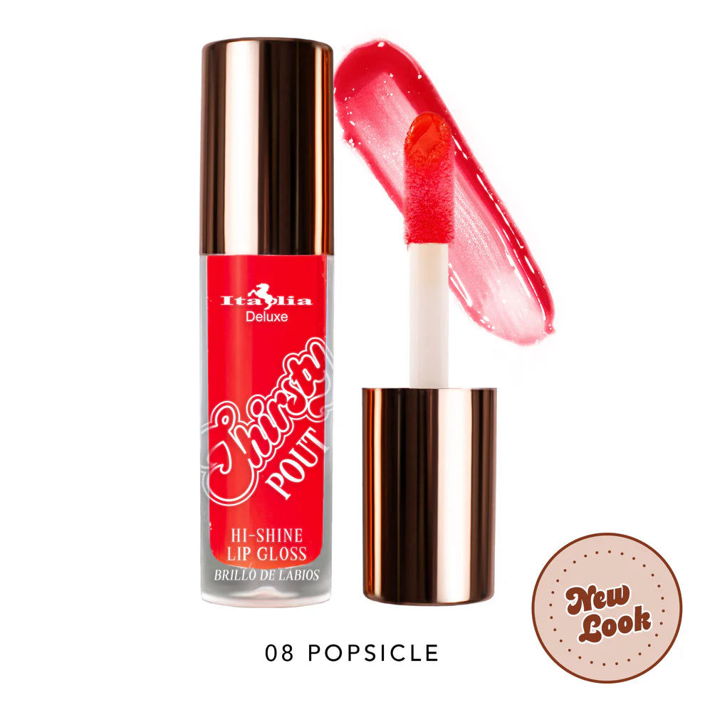 ITALIA DELUXE Thirsty Pout Hi-Shine Lip Gloss