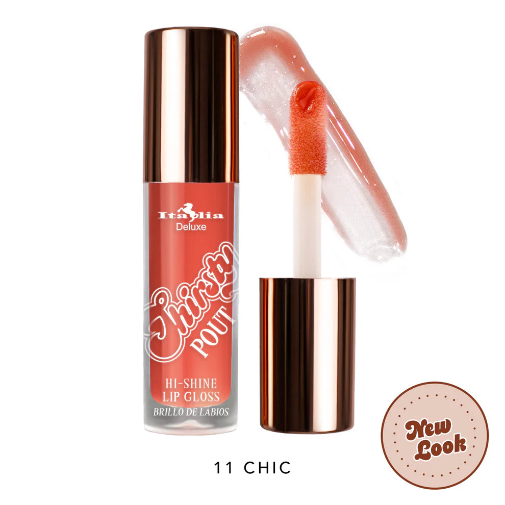 ITALIA DELUXE Thirsty Pout Hi-Shine Lip Gloss