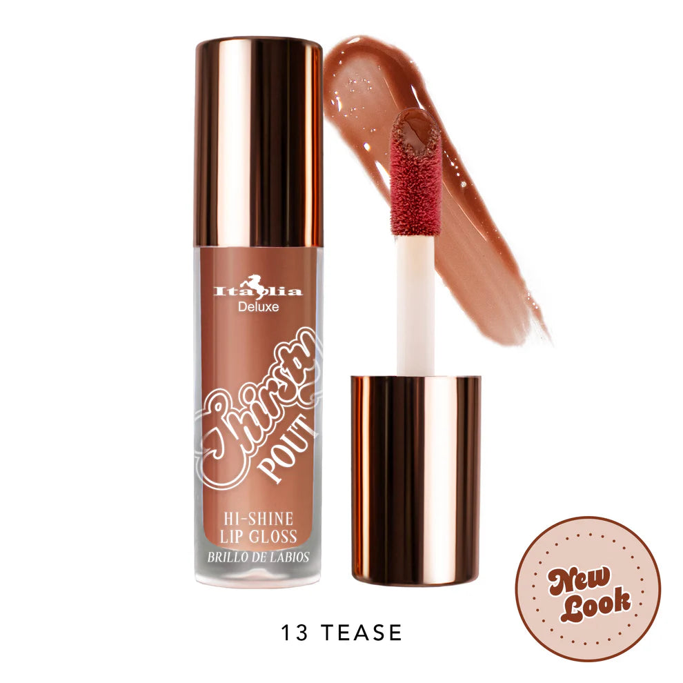 ITALIA DELUXE Thirsty Pout Hi-Shine Lip Gloss