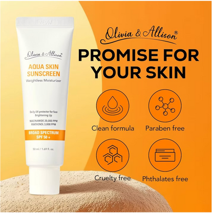 Olivia & Allison - Aqua Skin Sunscreen