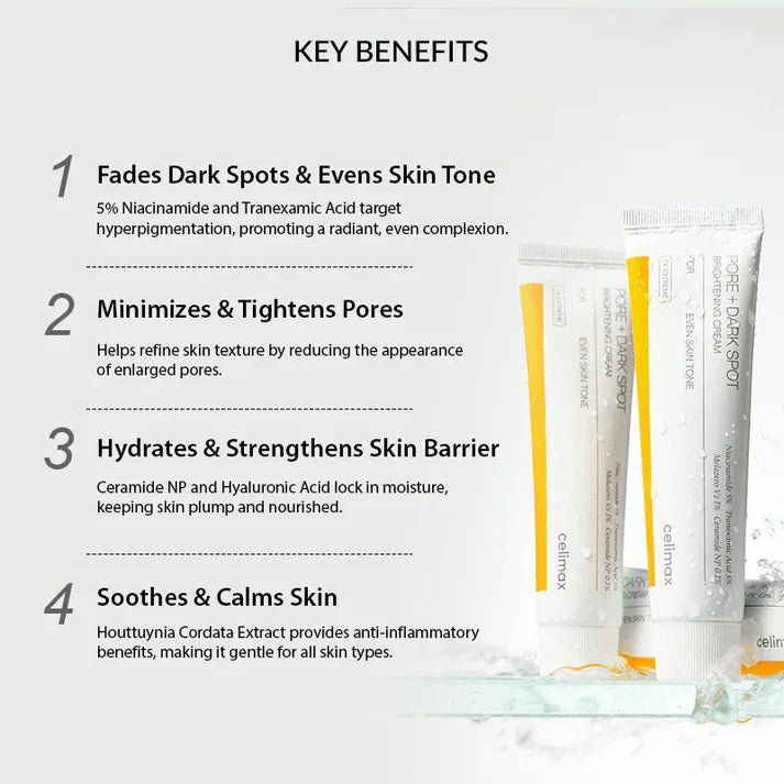 Celimax Pore+Dark Spot Brightening Cream 35ml