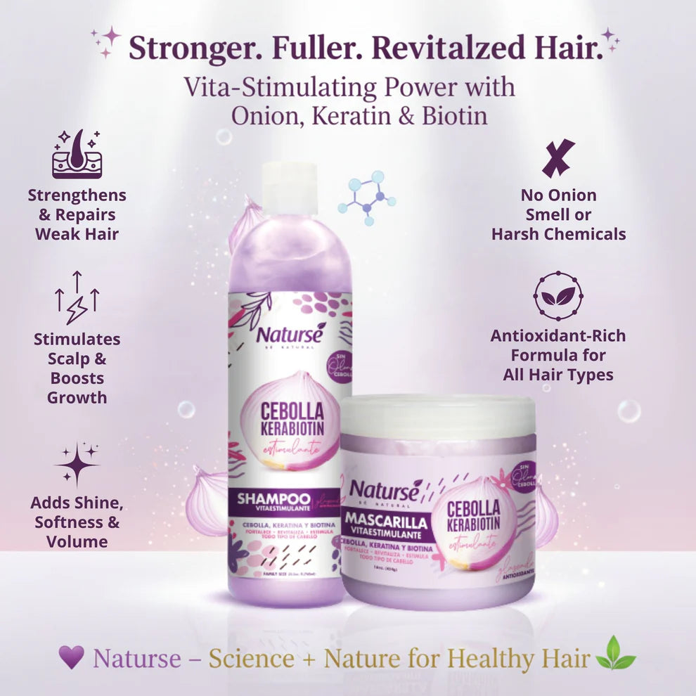Boé Naturse Hair Growth Onion, Keratin & Biotin