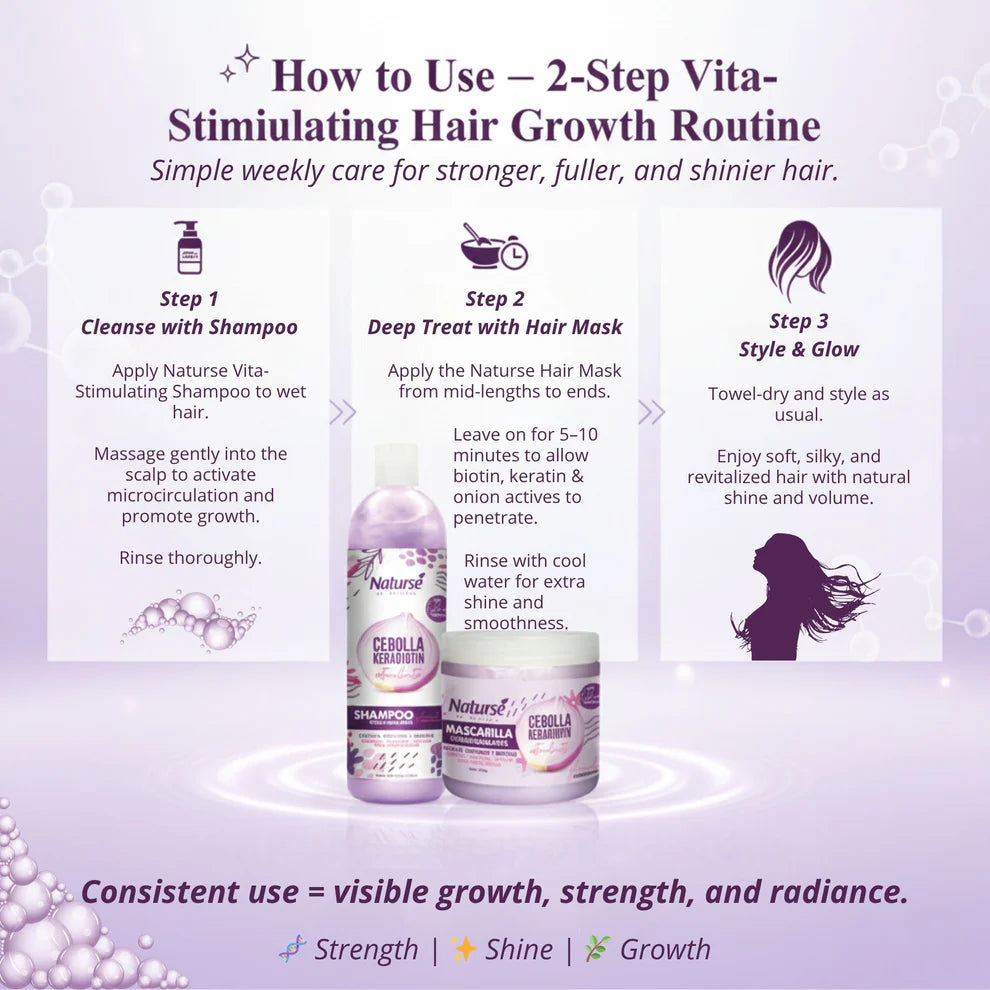 Boé Naturse Hair Growth Onion, Keratin & Biotin