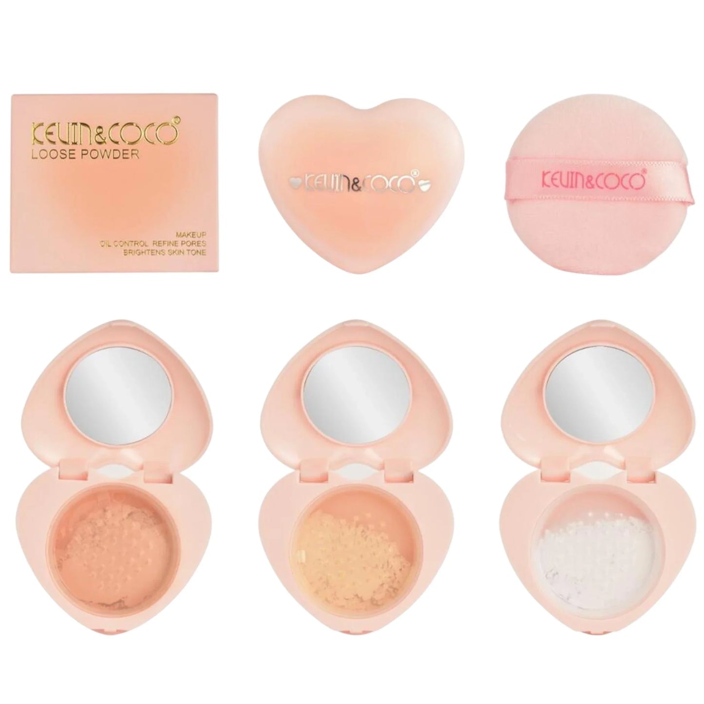 KEVIN & COCO 3 Colors Loose Powder