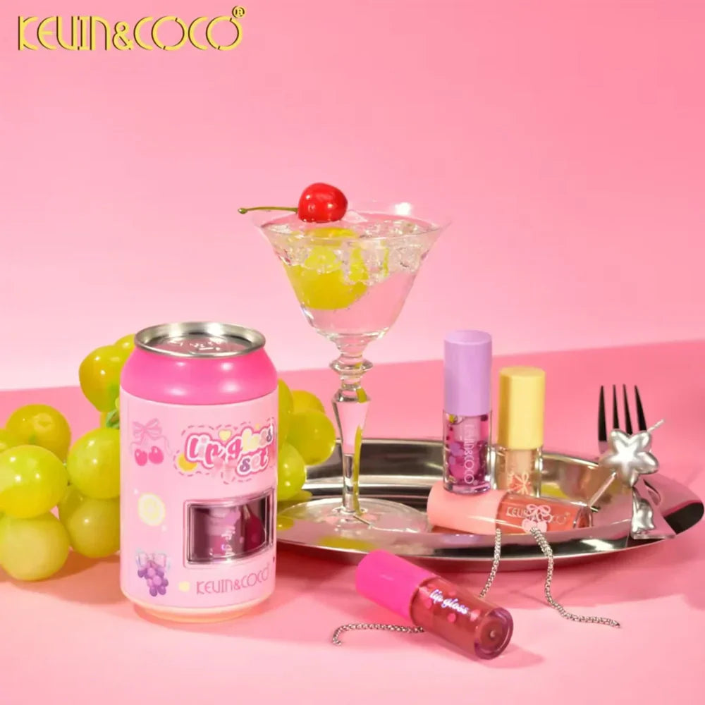 KEVIN & COCO Soda 4pc Lip Gloss