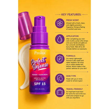 PROLUX Perfect Defense Primer + Sunscreen