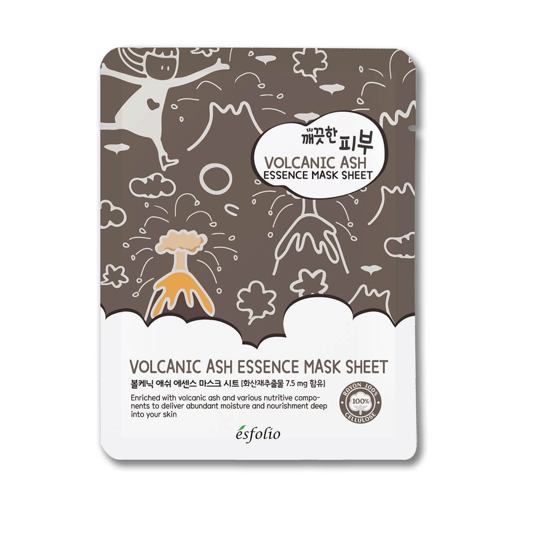 ESFOLIO PURE SKIN VOLCANIC ASH ESSENCE MASK SHEET